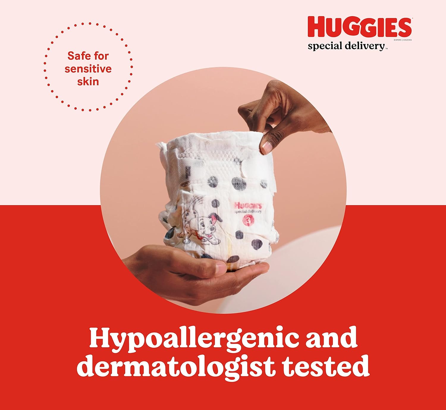 Hypoallergenic Baby Diapers Size 5 (27+ lbs), Huggies Special Delivery, Fragrance Free, Safe for Sensitive Skin, 120 Ct - Image 6